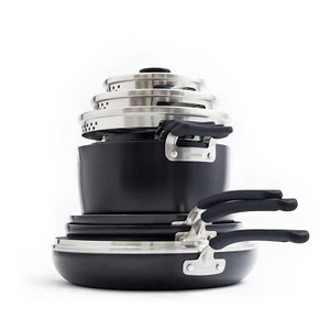 Juego de utensilios de cocina antiadherentes Greenpan Levels Essential de 13 piezas con imán - Imagen 1 de 6