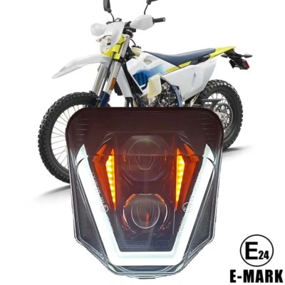 Faro LED para Husqvarna 2024 Enduro TE150 TE250 TE300 FE250 FE350 FE450 501 Foto 1 de 4