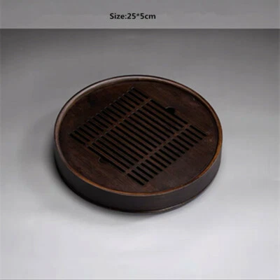 Natural Walnut Hard Bamboo Kung Fu Gongfu Tea Tray Serving Table Tea Plate - Image 1 of 4