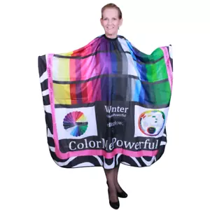 WINTER Seasonal Color Analysis Capes/Drape and Fabric Swatches ColorMePowerful - Picture 1 of 5