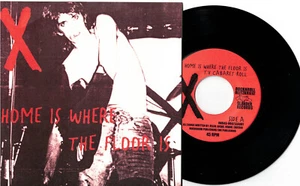 X - Home Is Where The Floor Is 7" 2000 US PRESSING Sidney Australia 1970s Punk - Picture 1 of 2