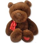 Animal Adventure Teddy Bear Stuffed Toy Brown 11" Tall Kids Plush Red Bow 2020