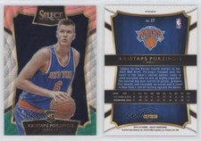 2015-16 Panini Select Concourse Tri-Color Prizm Kristaps Porzingis #17 Rookie RC