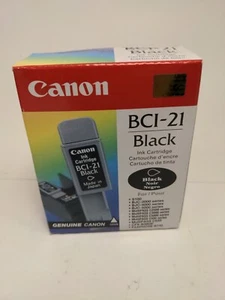 Cartucce inchiostro nero Canon BCI-21 originali Canon sigillate - Foto 1 di 2