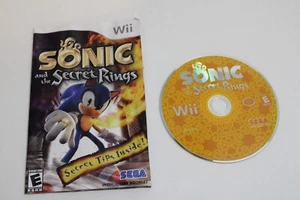 Sonic and the Secret Rings (Nintendo Wii, 2007) With Manual - Tested Clean Disc - Picture 1 of 6