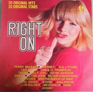 Right On Various Artists Hit SKYHOOKS Australia 12'' vinyl Lp 1976 rare rock pop - Picture 1 of 3