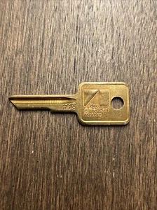 Nos AMC American Motors Brass Key Blank RA4 ILCO car Truck - Picture 1 of 3