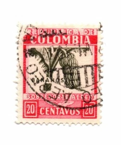 Colombia 1932, Airmail, Banana Plant, 20c, sc#C100, used stamp - Picture 1 of 1