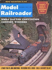 Model Railroader Magazine Vol.42 No.10 October 1975 Model Railroading - Foto 1 di 1