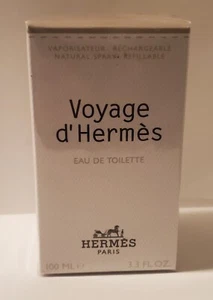 VOYAGE d'Hermes 3.3 oz EDT Refillable Spray~Factory Sealed~ - Picture 1 of 1