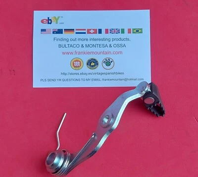 PEDAL FRENO PIE BULTACO SHERPA PEDAL FRENO TRASERO BULTACO SHERPA 198 199 MODO A-B Foto 1 de 4