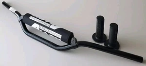 MANILLAR HONDA ESTILO CR ALUMINIO CON ALMOHADILLA DE BARRA TRANSVERSAL Y JUEGO DE EMPUÑADURAS MX - Imagen 1 de 7
