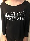 woman 3/4 sleeve shirt. Black with leopard design on the side