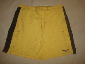 Hombres Polo Deportivo Ralph Lauren Amarillo Bañador Board Shorts X-Grande - Imagen 1 de 4