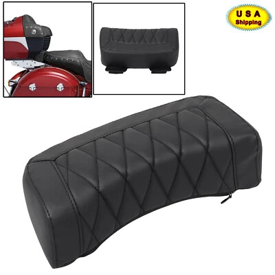 Synthetic leather + Foam Rear Seat Trunk Filler Pad For Indian Roadmaster 15-up Foto 1 de 4