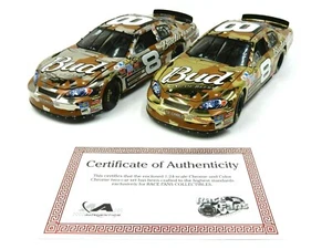 DALE EARNHARDT JR #8 BUDWEISER AMERICAN HEROES 2007 NASCAR MONTE CARLO 2 CAR SET - Picture 1 of 12