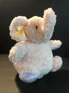 Elephant Baby Gund Jungle Collection 58143 Pink Round Chime Ball Plush 7" Tall - Picture 1 of 9