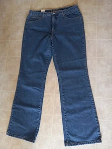 NEW St Johns Bay Women's Secretly Slender Boot Cut Blue Jeans Size 16 Blue - Picture 1 of 4