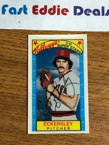 KELLOGG'S BASEBALL 1979 3-D SUPERSTARS DENNIS ECKERSLEY BASEBALL CARD 9 XOGRAPH - Picture 1 of 2