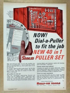 Juego de herramientas Snap-on 1967 40 en 1 extractor anuncio impreso vintage - Imagen 1 de 1