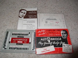 Vintage. Autobridge Deluxe Pocket Model mit Anleitung Charles Goren Easy Game komplett - Bild 1 von 1