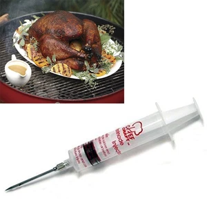Turkey Baster Marinade Syringe Flavor 1 Oz Needle Kitchen Cooking New - Picture 1 of 1