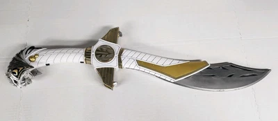Mighty Morphic Power Rangers Legacy Saba Talking Tiger Saber Sword White Ranger  - Image 1 of 4