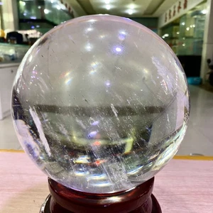Piedra de fundición blanca 19LB, bola de cuarzo, bola de energía de cristal, energía espiritual- - Imagen 1 de 24