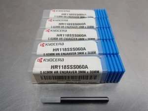 5 NEW! Kyocera 0.6mm Carbide HR Engraver HR118SSS060A - Picture 1 of 3