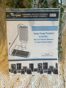 Manual de procedimiento de carga de barrido Whirlpool Job Aid R-77 4321717-A refrigeración - Imagen 1 de 10