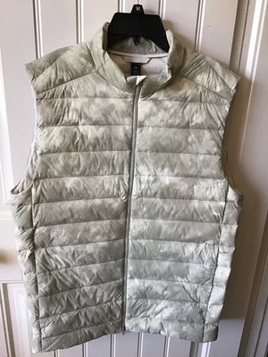 🌼Lululemon Navigation Stretch Down Vest Mesosphere White Opal Raw Linen L - Image 1 of 4