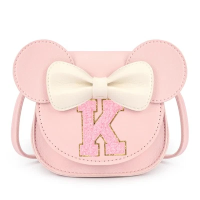Mibasies Toddler Purse Girl Gifts for Girls 3-8 - Mini Mouse Ears Bow Purse Pink - Image 1 of 4