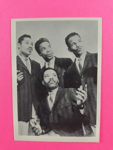 Tarjeta coleccionable The Silhouettes #93 Music Nostalgia 1984 serie 3 Motown Doo-Wop - Imagen 1 de 2
