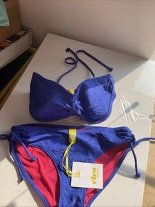 BNWT CLEO Swim by Panache Matilda Bikini Bandeau 30D Uk 10 Drawside Bottom - Picture 1 of 15