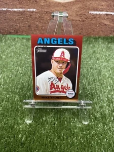 2024 Topps Heritage High Number Mike Trout #52 Chrome /699 Angels SP - Foto 1 di 6