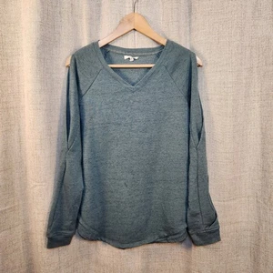 Maurices Pullover Pulli Damen S grün Cold Shoulder leichte Cutout Ärmel - Bild 1 von 8