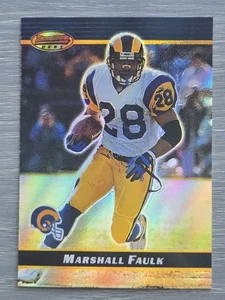 MARSHALL FAULK 2000 BOWMAN'S BEST RAMS - Picture 1 of 2