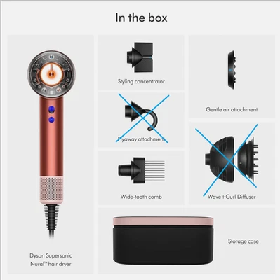 DYSON Supersonic Nural Hair Dryer - Strawberry Bronze & Blush Pink - Image 1 of 4