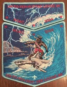 Boy Scout OA Flap Set Uh-To-Yeh-Hut-Tee Lodge 89 2024 NOAC Vigil - Picture 1 of 1