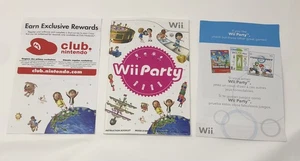 Wii Party solo manuale e inserti; senza gioco o custodia art - Foto 1 di 6