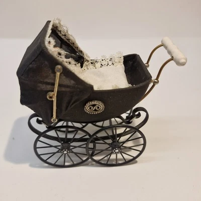1/12th Scale Dolls House Quality Pram  by Heidi Ott  RE100 - Image 1 of 4
