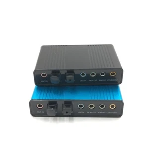 USB 6 Channel 7.1/5.1 Surround Optical S/PDIF External Audio Sound Card Adapter - Photo 1/13