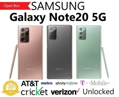 Samsung Galaxy Note20 5G SM-N981U - 128GB - Unlocked T-Mobile AT&T Verizon - Image 1 of 4