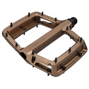 Race Face Turbine Platform MTB Mountain Bike Pedals Kash Money Gold - Picture 1 of 1
