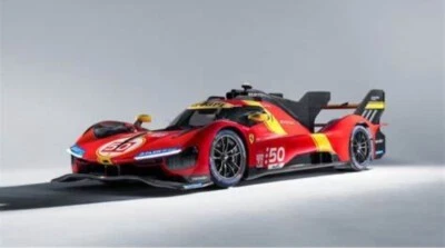 1:18 BBR FERRARI 499P HYPERCAR 2022 LE MANS RED PRESS No MR D&G AMALGAM 162/599 - Image 1 of 4