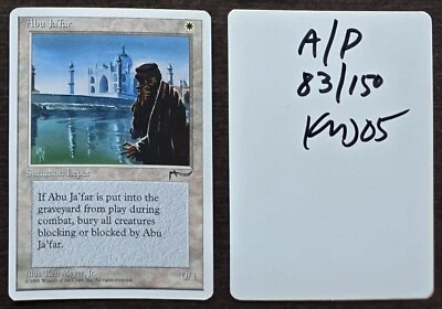 SIGNED MTG Magic Ken Meyer Jr Artist Proof _ Chronicles _ ABU JA FAR _ 1/150! - Image 1 of 4