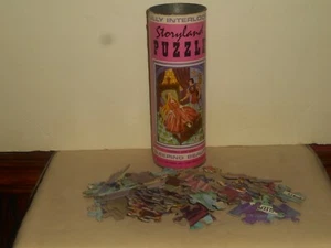 Vintage HG TOYS STORYLAND Jigsaw Puzzle SLEEPING BEAUTY #429 Complete In Can - Picture 1 of 12