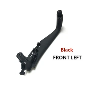 Black Car Front Left Inner Door Pull Handle Trim For BMW 5 Series G30/31/38 F90 - Picture 1 of 6