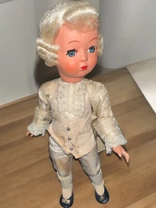 Helga Austrian Costume Doll Celluloid Sleepy Eyes Victorian 12" Vintage - Picture 1 of 7