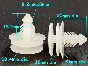 For VAUXHALL 10 door card trim panel bump strip fastener clips - Picture 1 of 9